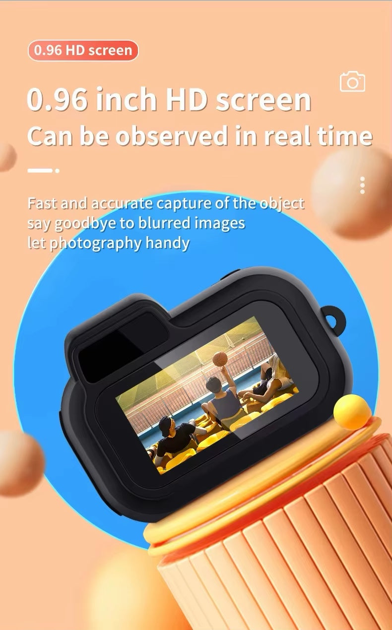 HD Mini Keychain Camera with Screen Video Recorder