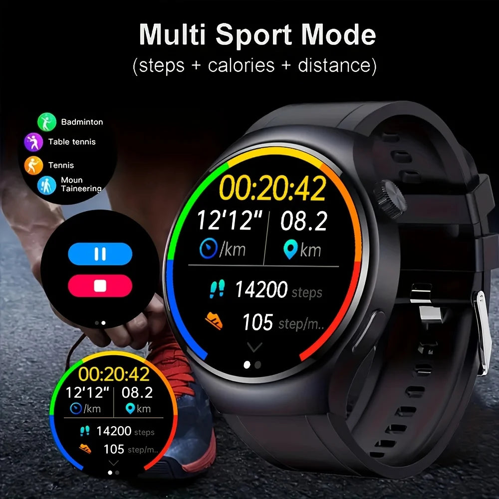 SENBONO V19 Business Men Smart Watch Answer Call  Heart Rate Water Proof Sports Fitness Smartwatch Men for HUAWEI Android IOS