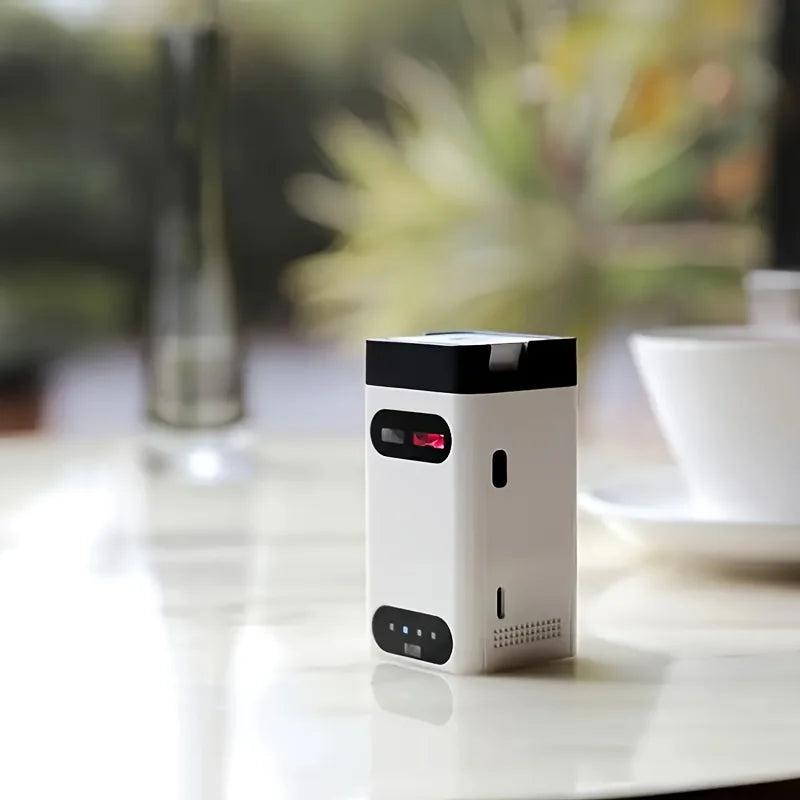 Wireless Virtual Laser Projection Keyboard IR Touch With Power Bank & Hidden Smart Phone Bracket