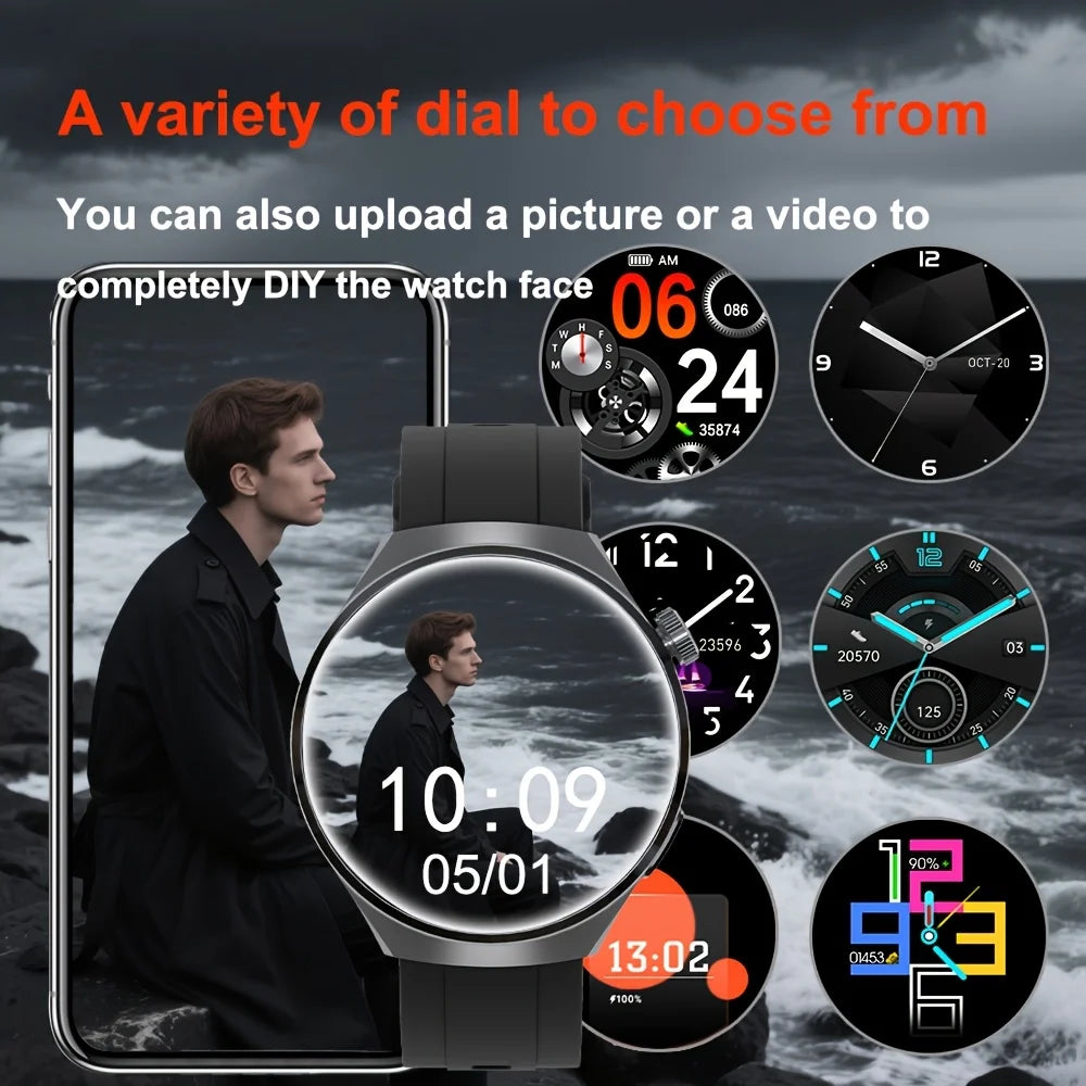 SENBONO V19 Business Men Smart Watch Answer Call  Heart Rate Water Proof Sports Fitness Smartwatch Men for HUAWEI Android IOS