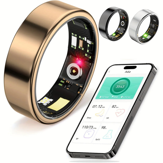 Smart Ring (sleep tracking, motion monitoring, compatible with iPhone and Android, smart gift, suitable for women and men)